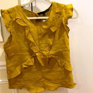 Mustard yellow harve Bernard shirt
